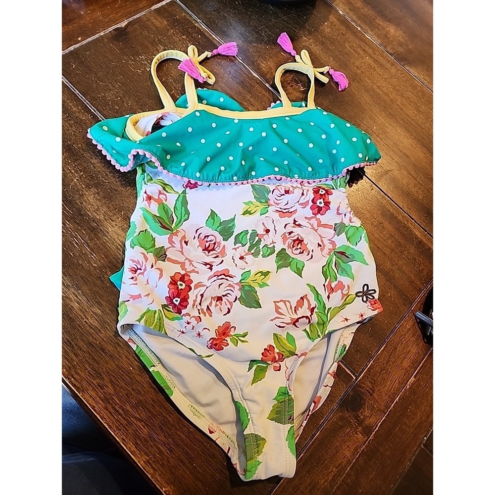 Matilda Jane Brilliant Daydream Lake Day Lakeday Swimsuit Girls Size 6 One Piece